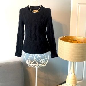 Abercrombie & Fitch Blue Wool Blend Sweater Sz L